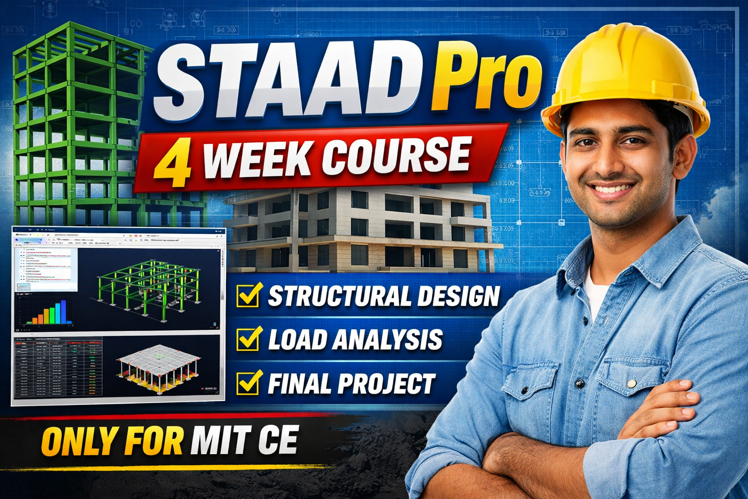 STAAD Pro – 4 Week