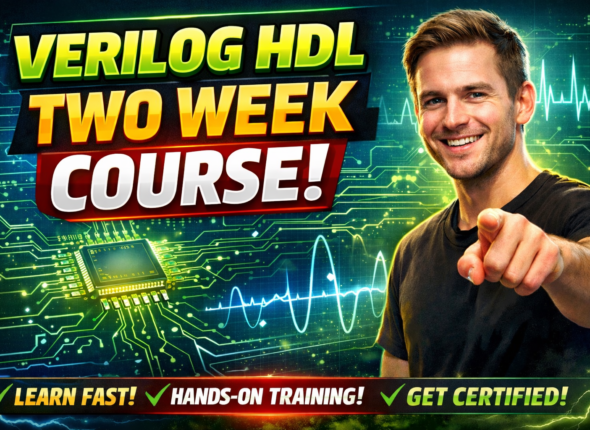 Verilog HDL two-week course promo